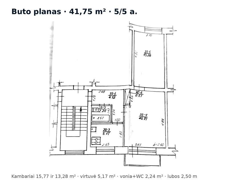 Buto planas – Pramonės pr. 9, Dainava