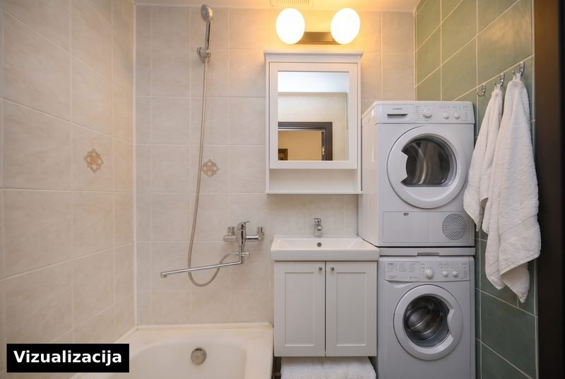 Vonia su IKEA baldais – vizualizacija